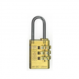 SKI - สกี จำหน่ายสินค้าหลากหลาย และคุณภาพดี | META No.261-BC กุญแจทองเหลืองแท้ ตั้งรหัส ขนาด 20mm. #012009